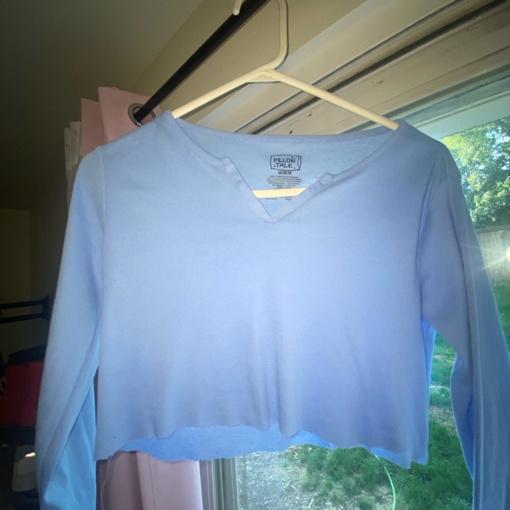 cropped long sleeve